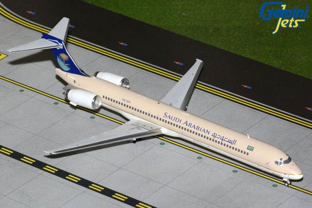 [予約]Gemini Jets 1/200 (ダイキャスト製) MD-90 サウジアラビア航空 HZ-API [MS]