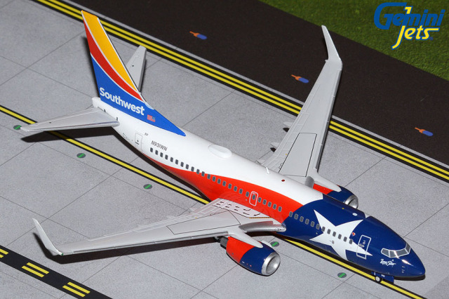 Gemini Jets 1/200 (ダイキャスト製) 737-700 サウスウェスト航空 N931WN “Lone Star One”