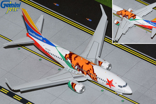 Gemini Jets 1/200 (ダイキャスト製) 737-700W サウスウエスト航空 "California One" N943WN  ※フラップダウン
