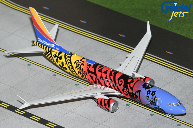 Gemini Jets 1/200 (ダイキャスト製) 737 MAX 8 サウスウェスト航空 "Imua One" N8710M