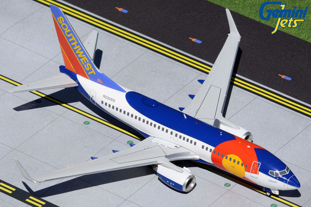 Gemini Jets 1/200 (ダイキャスト製) 737-700 サウスウエスト航空 N230WN "Colorado One"