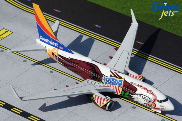 Gemini Jets 1/200 (ダイキャスト製) 737-700 サウスウェスト航空 N918WN