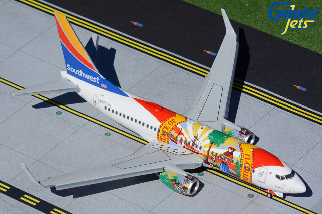 Gemini Jets 1/200 (ダイキャスト製) 737-700 Southwest Airlines N945WN "Florida One" w/ flaps down