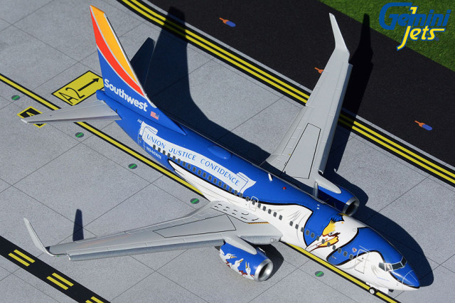 Gemini Jets 1/200 (ダイキャスト製) 737-700 サウスウエスト航空 N946WN "Louisiana One" フラップダウン
