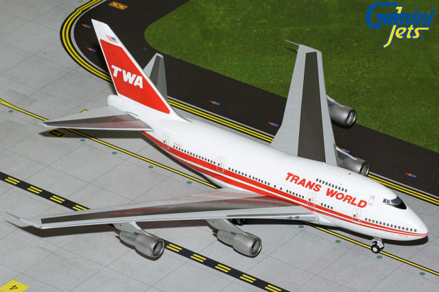 Gemini Jets 1/200 (ダイキャスト製) 747SP トランス・ワールド航空 "Boston Express" N58201