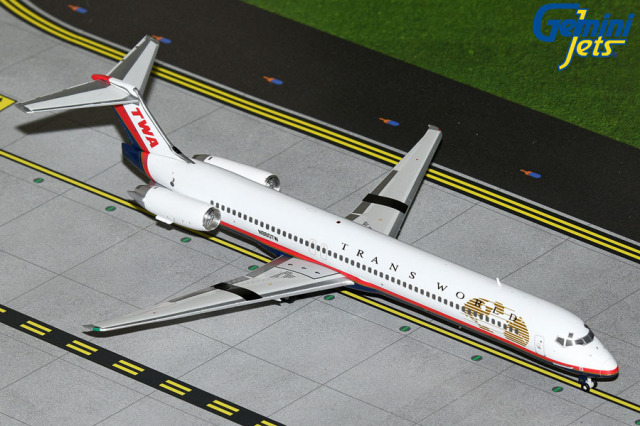 Gemini Jets 1/200 (ダイキャスト製) MD-82 トランス・ワールド航空 N960TW final livery