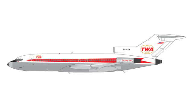 【飛行機 727】ダイキャスト Gemini Jets 1/200 (ダイキャスト製) 727-100 トランス