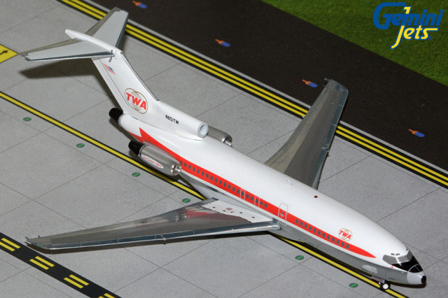 Gemini Jets 1/200 (ダイキャスト製) 727-100 トランス・ワールド航空 N851TW "Star Stream" livery [MS]