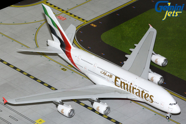 Gemini Jets 1/200 (ダイキャスト製) A380-800 エミレーツ航空 A6-EVH