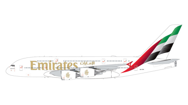 [予約]Gemini Jets 1/200 (ダイキャスト製) A380-800 エミレーツ航空 A6-EVH