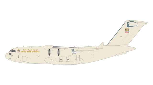 [予約]Gemini Jets 1/200 (ダイキャスト製) C-17A アラブ首長国連邦空軍 1228