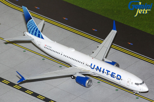 Gemini Jets 1/200 (ダイキャスト製) 737 MAX 9 ユナイテッド航空 N37555