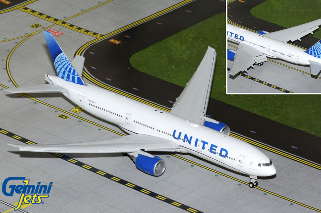[予約]Gemini Jets 1/200 (ダイキャスト製) 777-200ER ユナイテッド航空 N798UA [FD]
