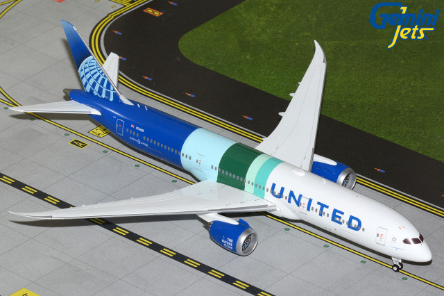 Gemini Jets 1/200 (ダイキャスト製) 787-9 ユナイテッド航空 "The Future is SAF" N24988