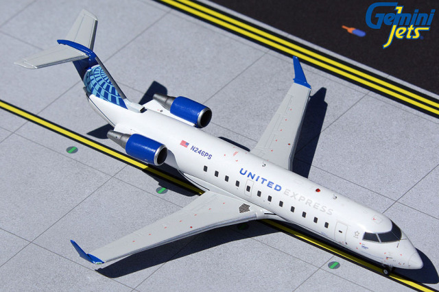 Gemini Jets 1/200 (ダイキャスト製) CRJ200LR ユナイテッドエクスプレス N246PS