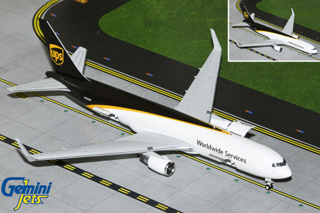 Gemini Jets 1/200 (ダイキャスト製) 767-300ERF UPS航空 N323UP 開閉選択式