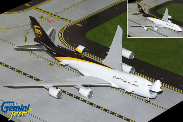 [予約]Gemini Jets 1/200 (ダイキャスト製) 747-8F UPS航空 N607UP [IS]