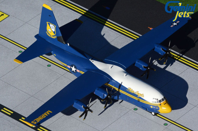 Gemini Jets 1/200 (ダイキャスト製) C-130J アメリカ海兵隊 ブルーエンジェルス支援機 新塗装