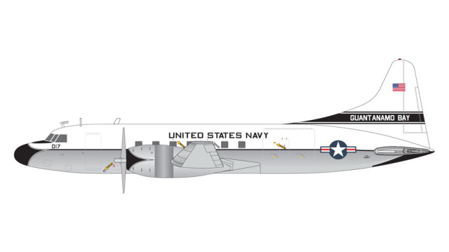 [予約]Gemini Jets 1/200 (ダイキャスト製) C-131F アメリカ海軍 "Guantanamo Bay" 141017