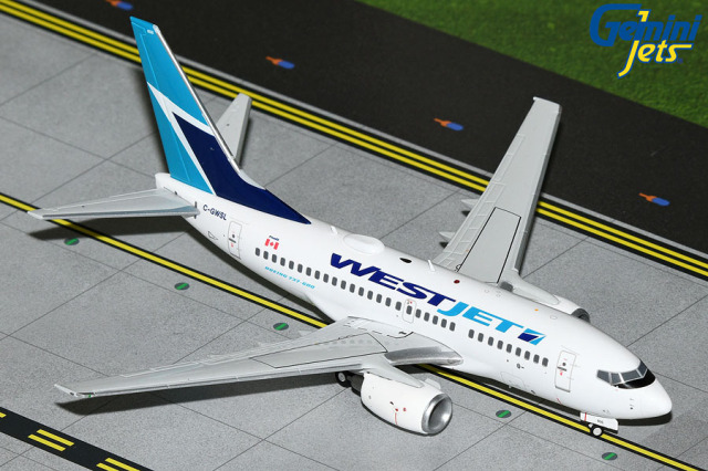 Gemini Jets 1/200 (ダイキャスト製) 737-600 ウェストジェット航空 C-GWSL