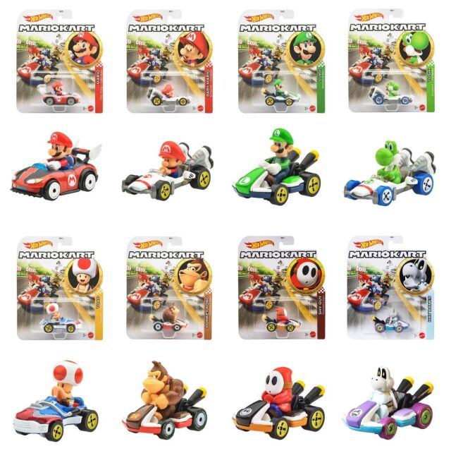 Hot Wheels (ダイキャスト製) マリオカート アソート