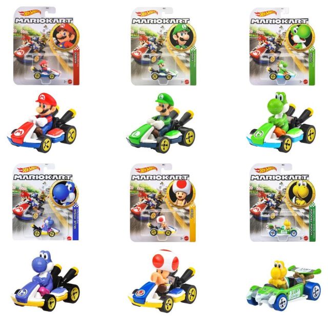[予約]Hot Wheels ノンスケール (ダイキャスト製) マリオカート　アソート