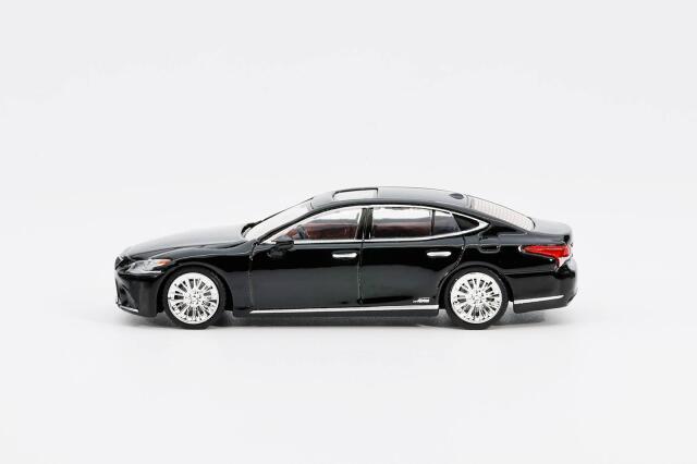 ゲインコーププロダクツ × enchery(エンチェリー) 1/64 (ダイキャスト製) Lexus LS500（Black）-LHD- ブラック