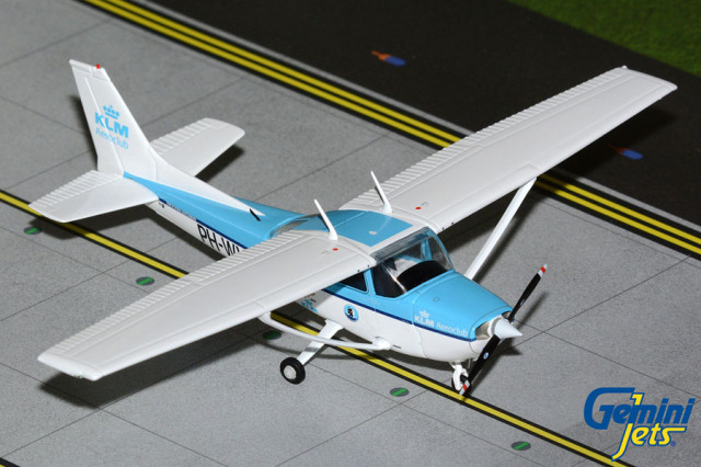 [予約]Gemini General Aviation 1/72 (ダイキャスト製) Cessna 172P KLMオランダ航空 PH-WVO