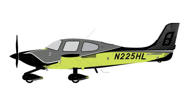Gemini General Aviation 1/72 (ダイキャスト製) シーラス SR22T G6 Sporty's edition N225HL