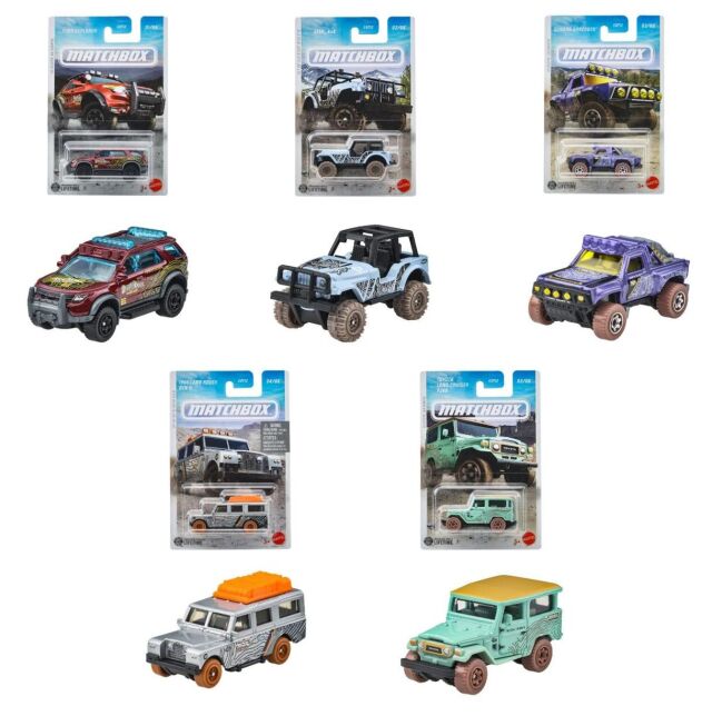 [予約]MATCHBOX 1/64 (ダイキャスト製) テーマ アソート - MBX Rally III