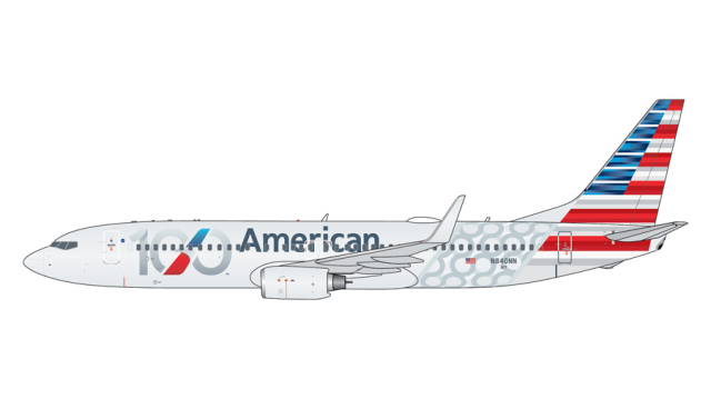 Gemini Jets 1/400 (ダイキャスト製) 737-800W アメリカン航空 
