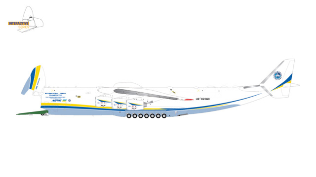 [予約]Gemini Jets 1/400 (ダイキャスト製) An-225 アントノフ航空 "Mriya," UR-82060 [IS]