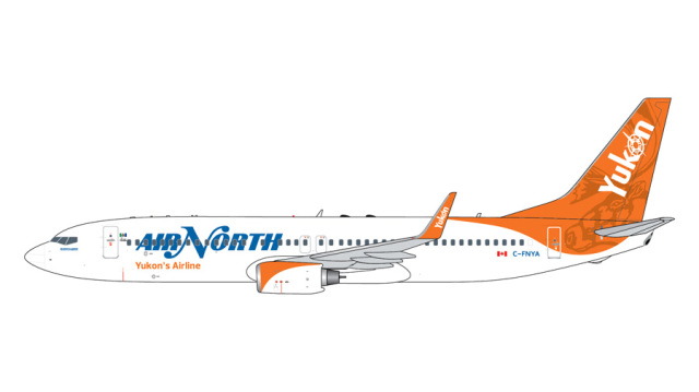 [予約]Gemini Jets 1/400 (ダイキャスト製) 737-800W エアノース C-FNYA