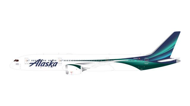 [予約]Gemini Jets 1/400 (ダイキャスト製) 787-9 アラスカ航空 N784HA