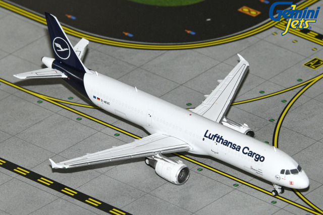 Gemini Jets 1/400 (ダイキャスト製) A321P2F ルフトハンザ・カーゴ D-AEUC