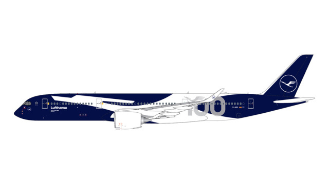 [予約]Gemini Jets 1/400 (ダイキャスト製) A350-900 ルフトハンザ航空 "100" years livery D-AIXL