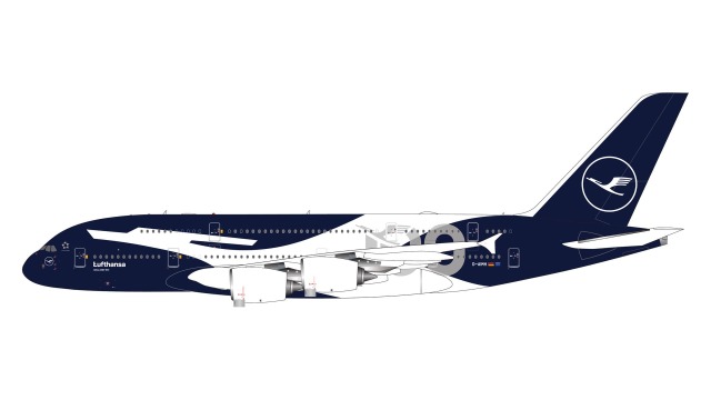 [予約]Gemini Jets 1/400 (ダイキャスト製) A380-800 ルフトハンザ航空 "100" years livery D-AIMH