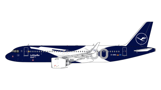 Gemini Jets 1/400 (ダイキャスト製) A320neo ルフトハンザ航空 