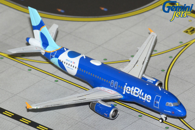 [予約]Gemini Jets 1/400 (ダイキャスト製) A320-200 ジェットブルー航空 "Forever Blue" N547JB