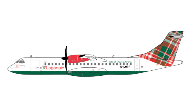 Gemini Jets 1/400 (ダイキャスト製) ATR72-600 ローガンエアー G-LMTF