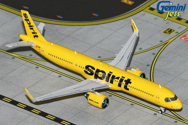 Gemini Jets 1/400 (ダイキャスト製) A321neo スピリット航空 N702NK 新塗装
