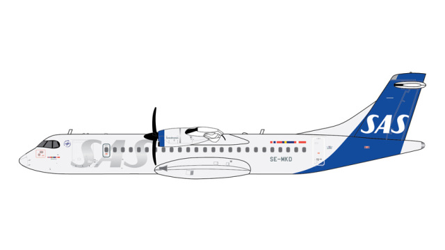 [予約]Gemini Jets 1/400 (ダイキャスト製) ATR 72-600 スカンジナビア航空 SE-MKD