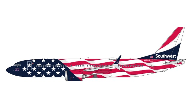 [予約]Gemini Jets 1/400 (ダイキャスト製) 737 MAX 8 サウスウエスト航空 N8719Q "Liberty One""America250"