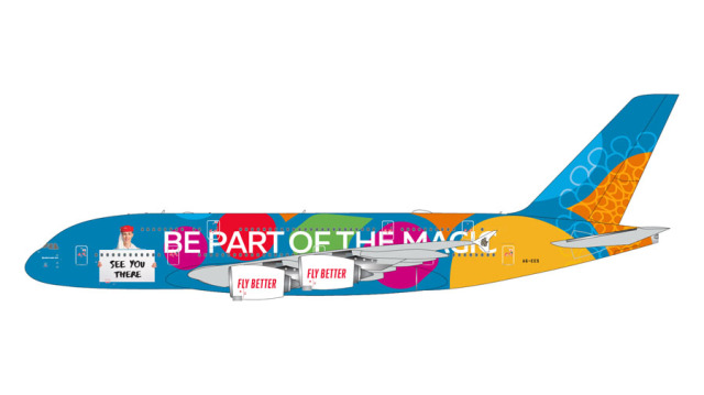 [予約]Gemini Jets 1/400 (ダイキャスト製) A380-800 エミレーツ航空 "Be Part Of The Magic" A6-EES