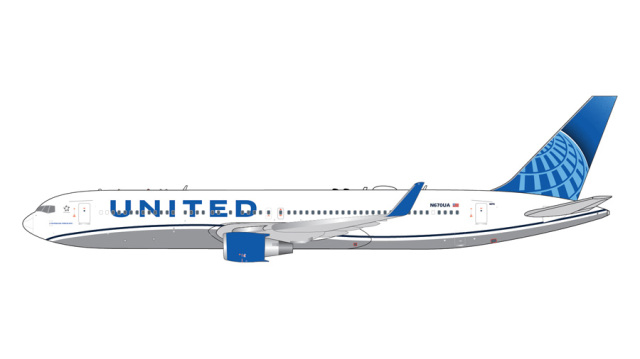 [予約]Gemini Jets 1/400 (ダイキャスト製) 767-300ER ユナイテッド航空 N670UA