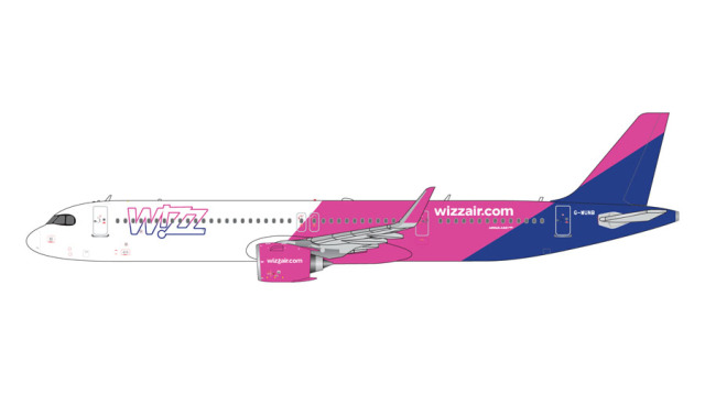 [予約]Gemini Jets 1/400 (ダイキャスト製) A321neo ウィズエアー G-WUNB