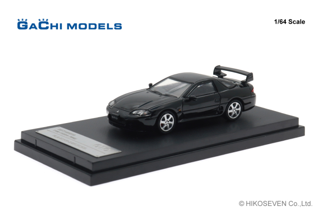 GACHI MODELS 1/64 (ダイキャスト製) 三菱 GTO (1998) ピレネーブラック