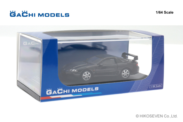GACHI MODELS 1/64 (ダイキャスト製) 三菱 GTO (1998) ピレネーブラック