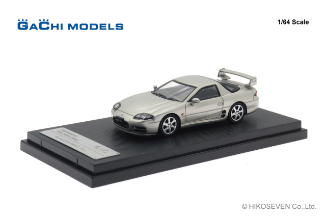 GACHI MODELS 1/64 (ダイキャスト製) 三菱 GTO (1998) ハミルトンシルバー