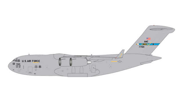 [予約]Gemini Macs 1/400 (ダイキャスト製) C-17A アメリカ空軍 ドーバー空軍基地 07-7169